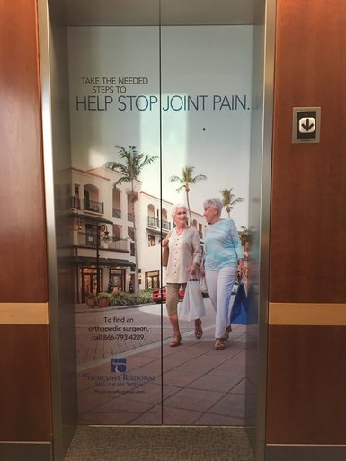 Elevator Wraps and Graphics Fort Myers, Florida