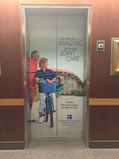 Elevator Wraps and Graphics Fort Myers, Florida