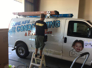 Vehicle wraps Fort Myers Cape Coral Naples Florida Core Air of SW Florida